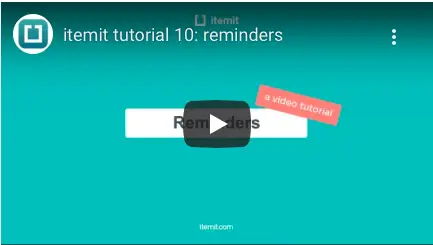 Using Reminders for Equipment Maintenance Tracking