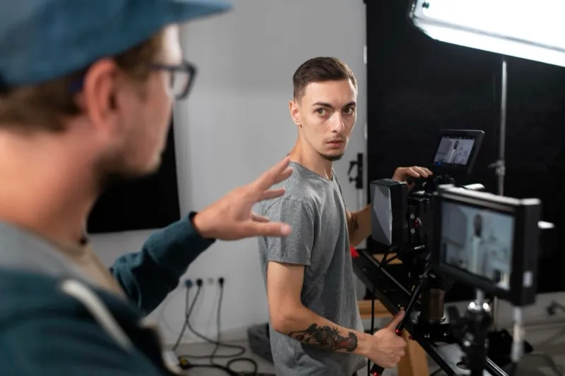 People working together to a new movie