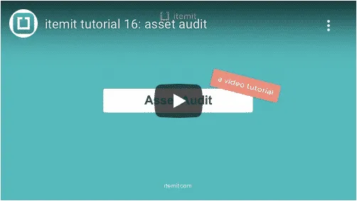 audit your assets with itemit