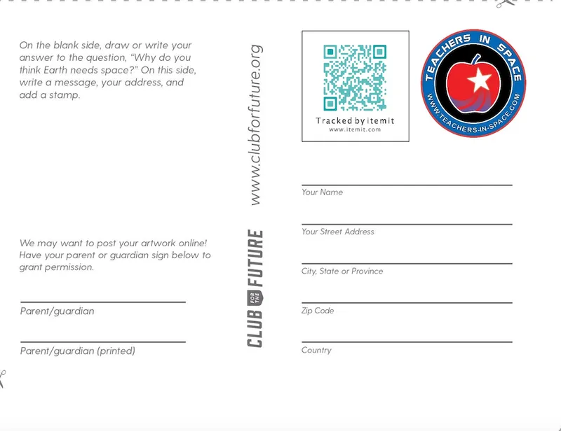 itemit Asset Tag Postcard