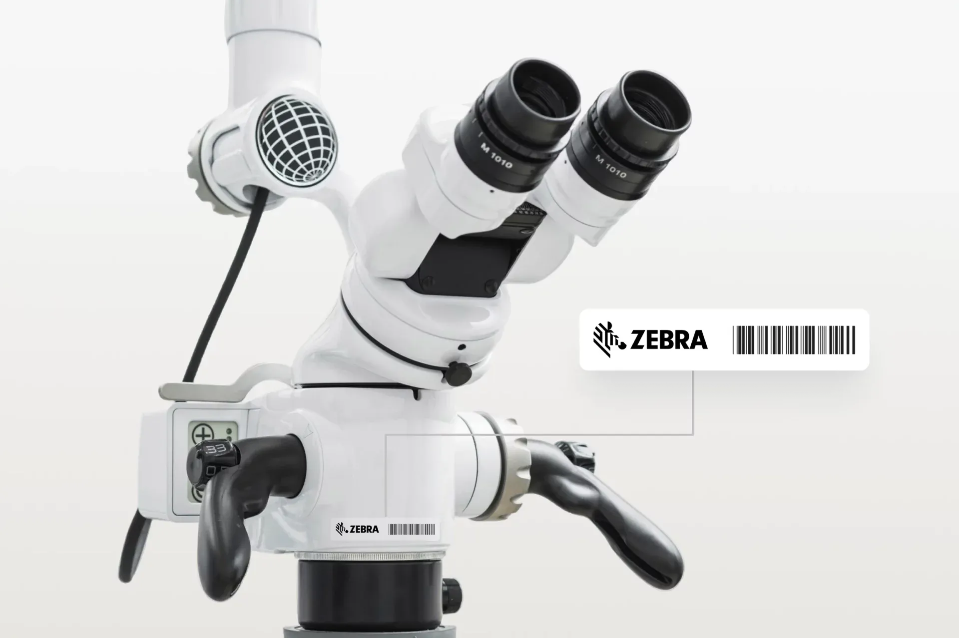 University of Cambridge lab equipment with RFID tag