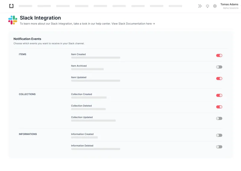Slack Integration - Preview 1
