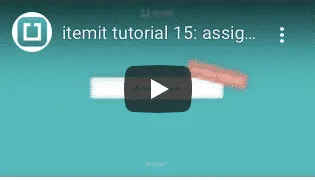 Assigning assets to your colleagues