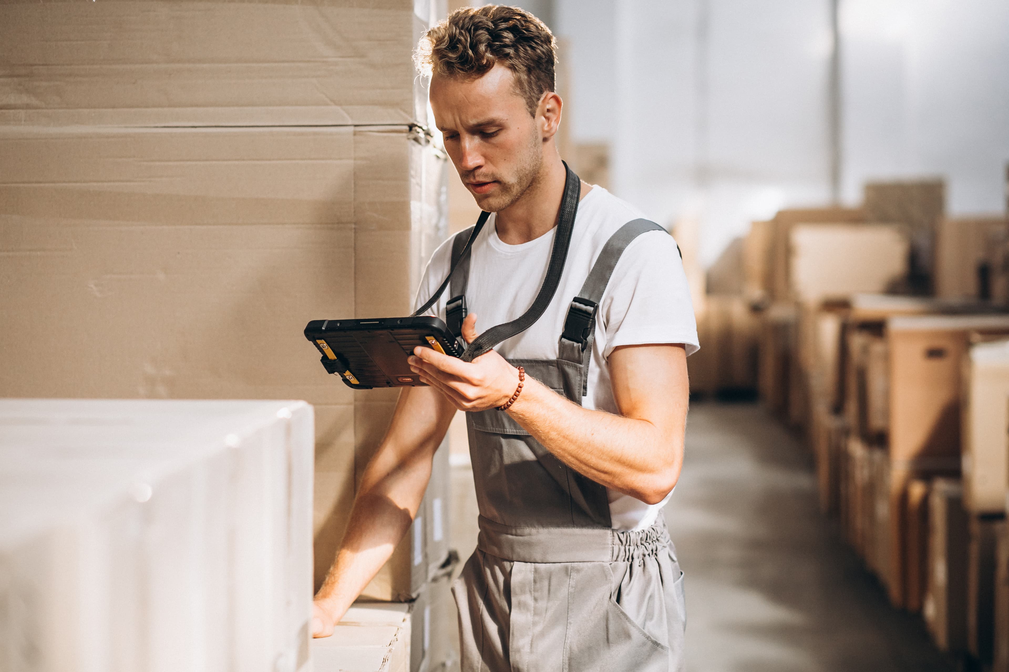 Real-time tracking in warehouse inventory system
