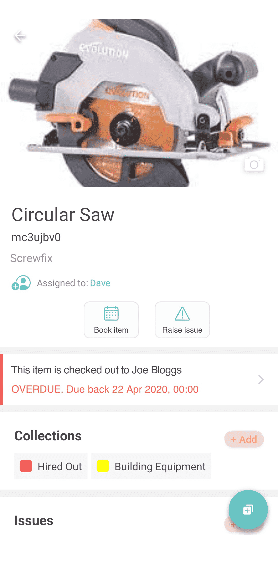 asset management system asset profile