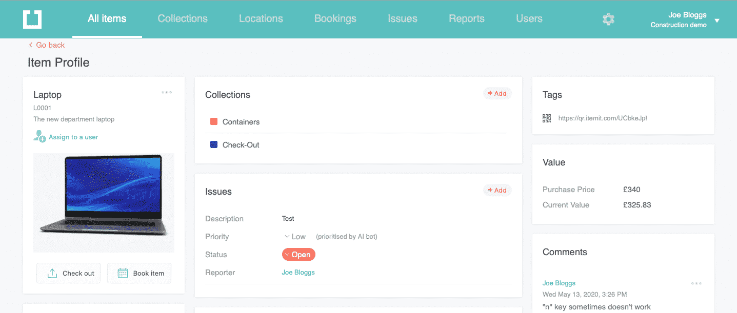 IT asset management software asset profile