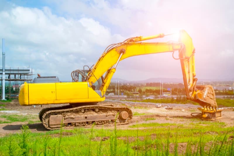 excavators-symbol-road-construction-work-tools-road-signs-brick