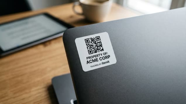 qr code asset labels