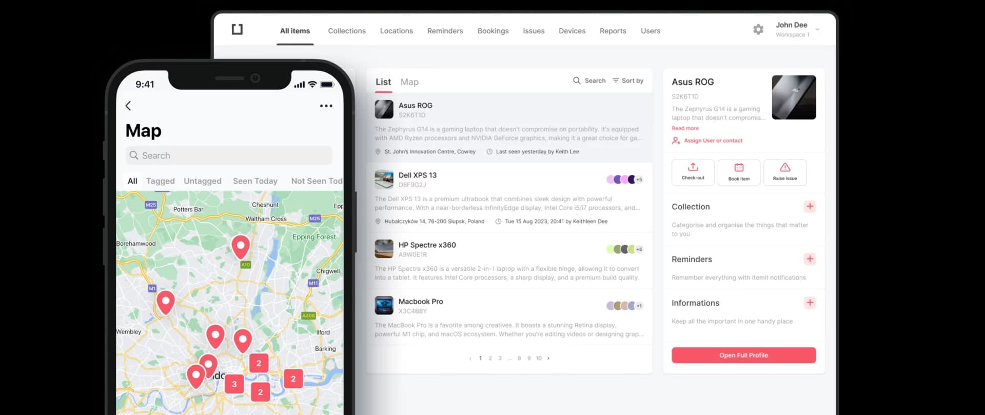 Asset Tracking Dashboard