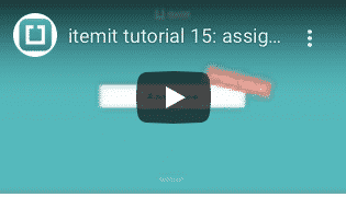 Assigning assets to your colleagues