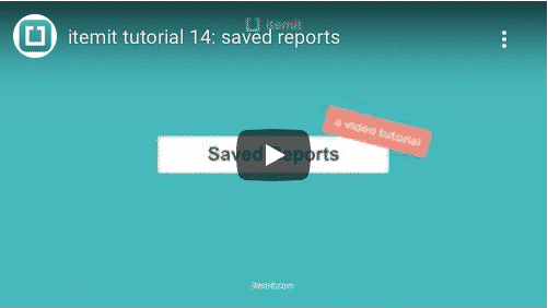 Save Reports With itemit's Asset Tracking Software