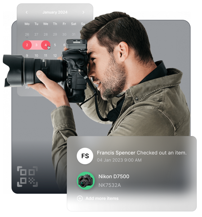 itemit quick and simple equipment check out workflow