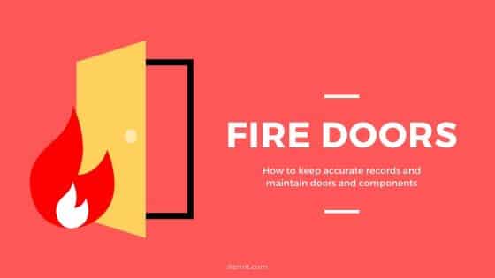 Fire doors and asset tracking