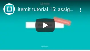 Assigning assets to your colleagues