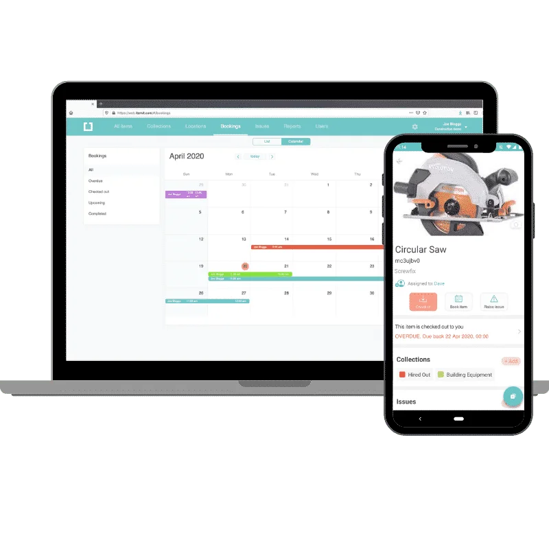Equipment Booking and Checkout Software on Devices Equipment Booking and Checkout Software on Devices