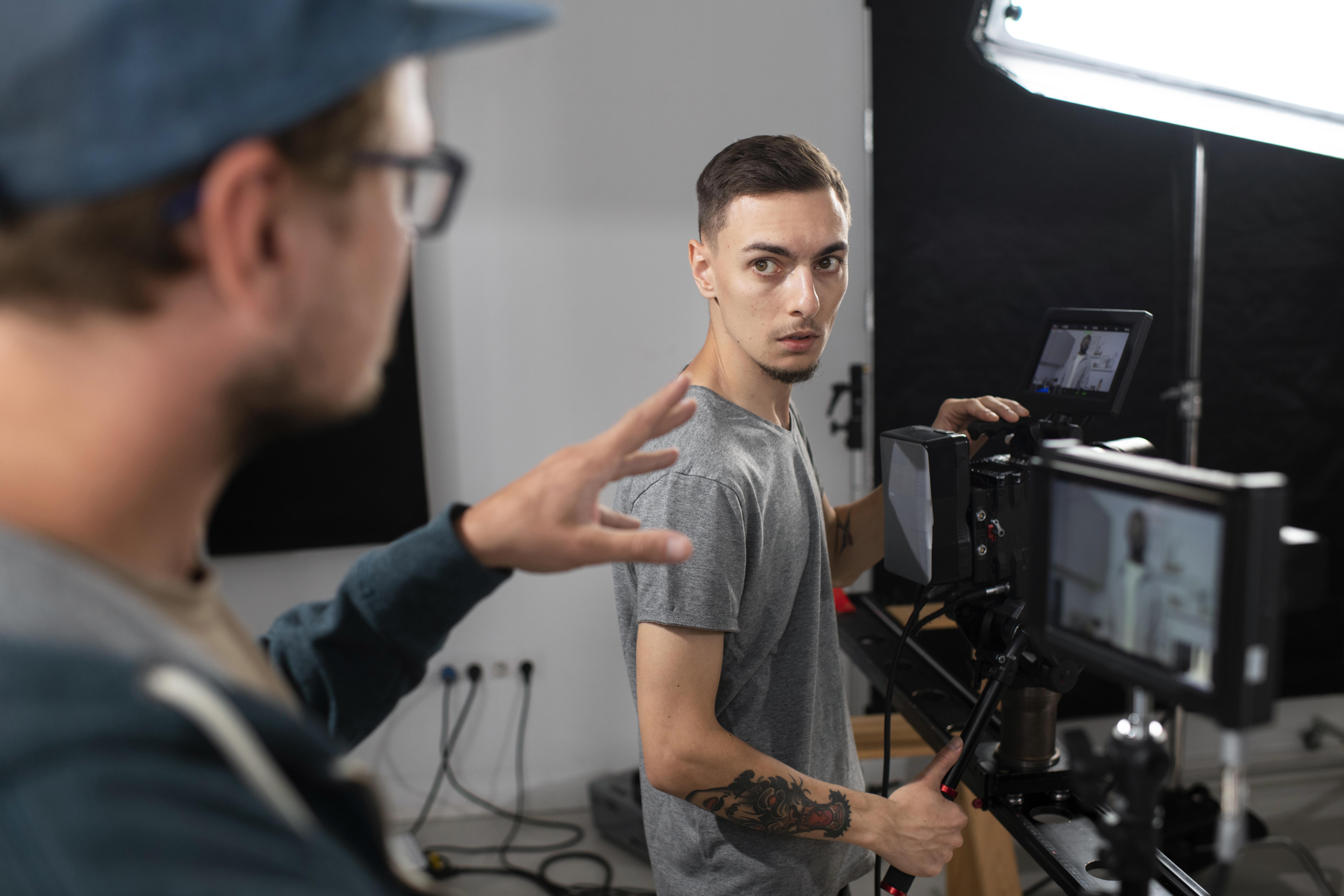 People working together to a new movie