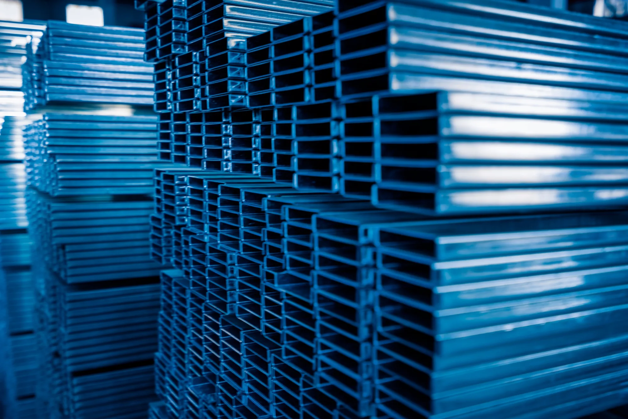 Construction site materials stored for easy access Construction site materials stored for easy access