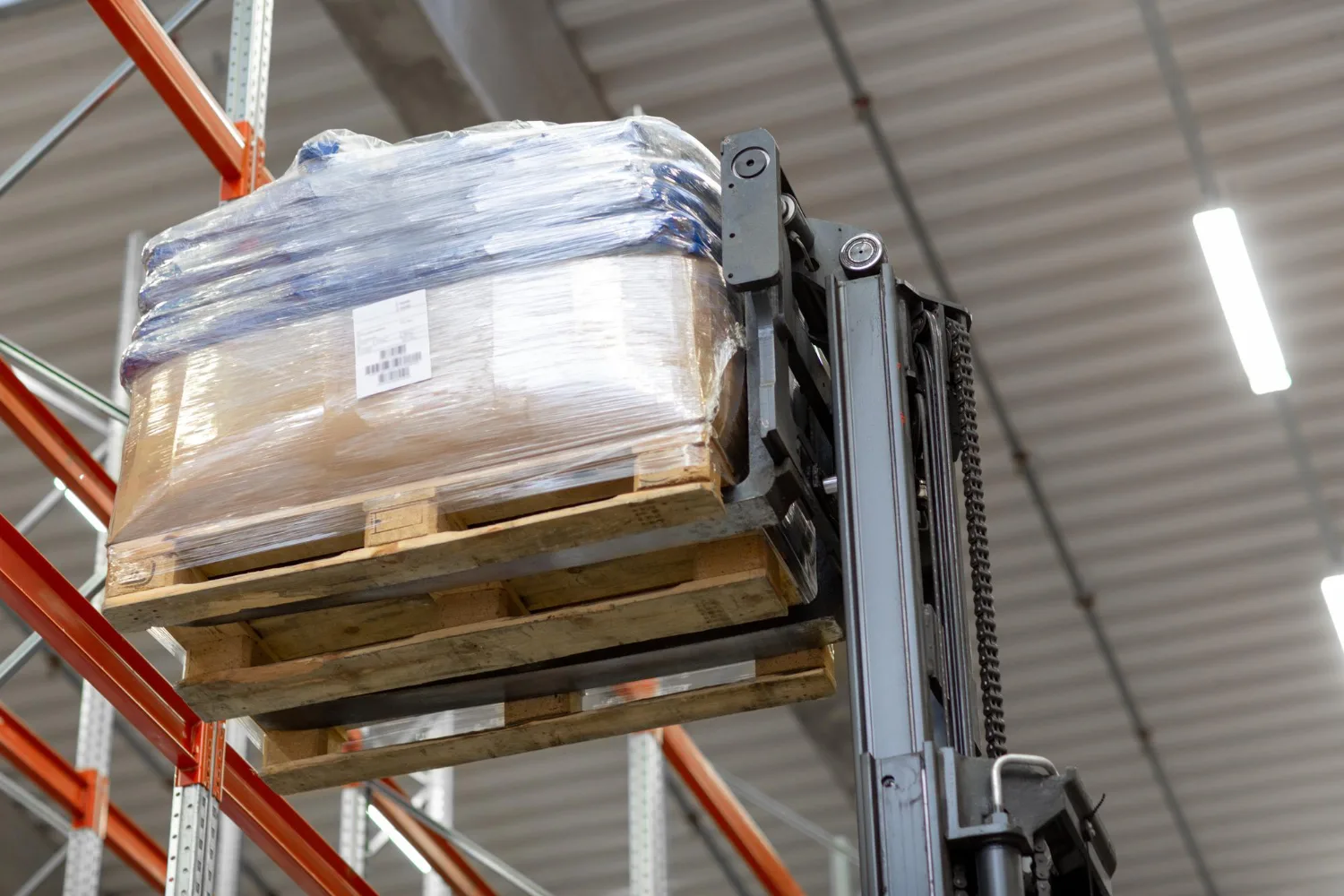 Equipment marked with PUWER guidelines in a warehouse Equipment marked with PUWER guidelines in a warehouse