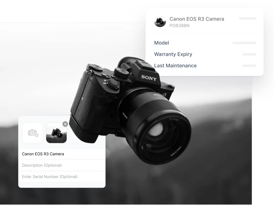 Create an item profile with itemit