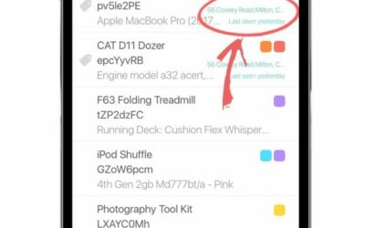 How do I view an asset’s last seen location?